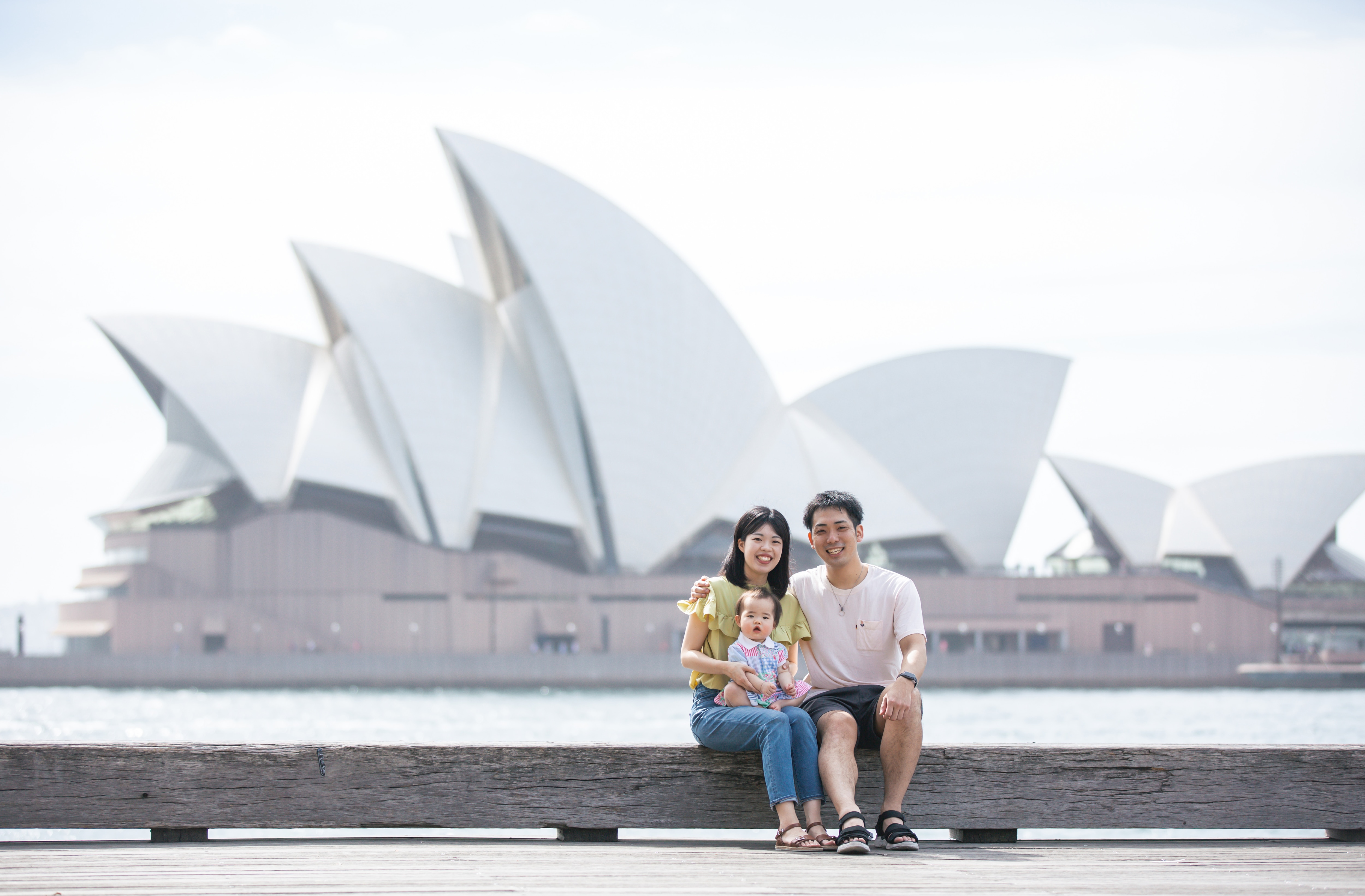 オペラハウスをバックに！家族写真＆ウェディング写真撮影 in シドニー