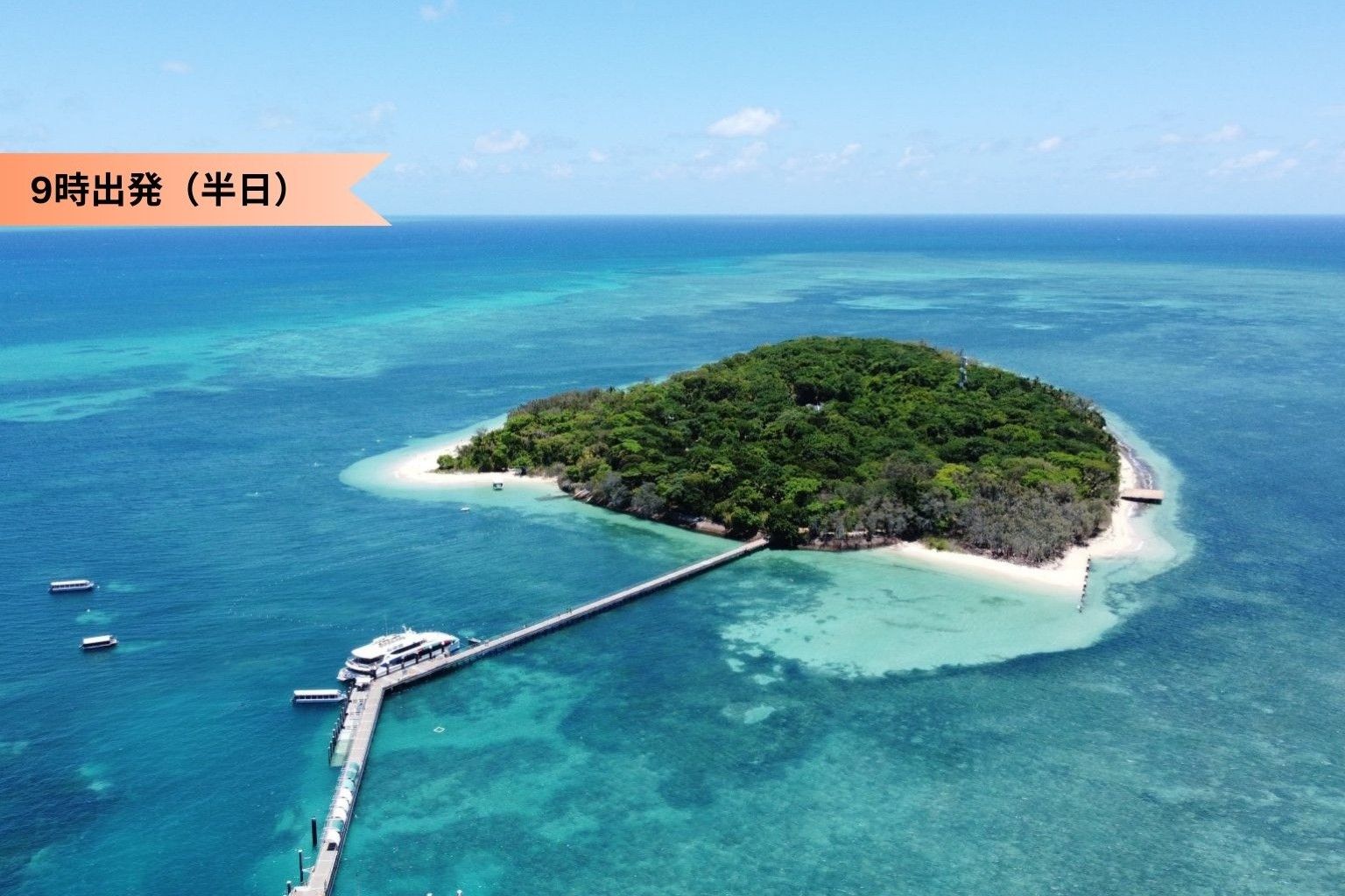 BIG CATで行くグリーン島半日（クルーズのみ）*9時発