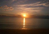 リゾートビーチで初日の出!