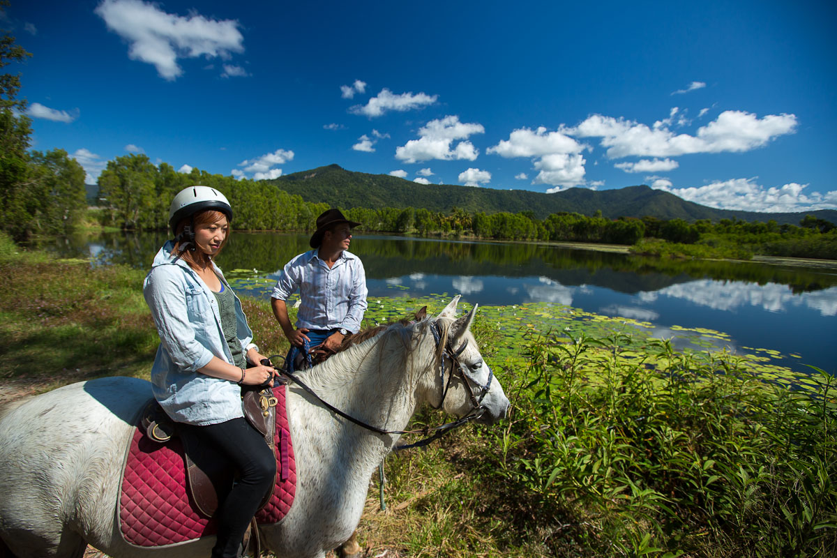 キレイな景色を眺めながら