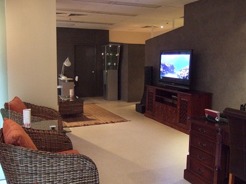 スパ受付エリア