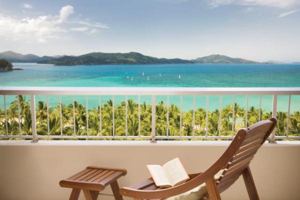 リーフビューホテル コーラルシービュールームのバルコニーからの風景