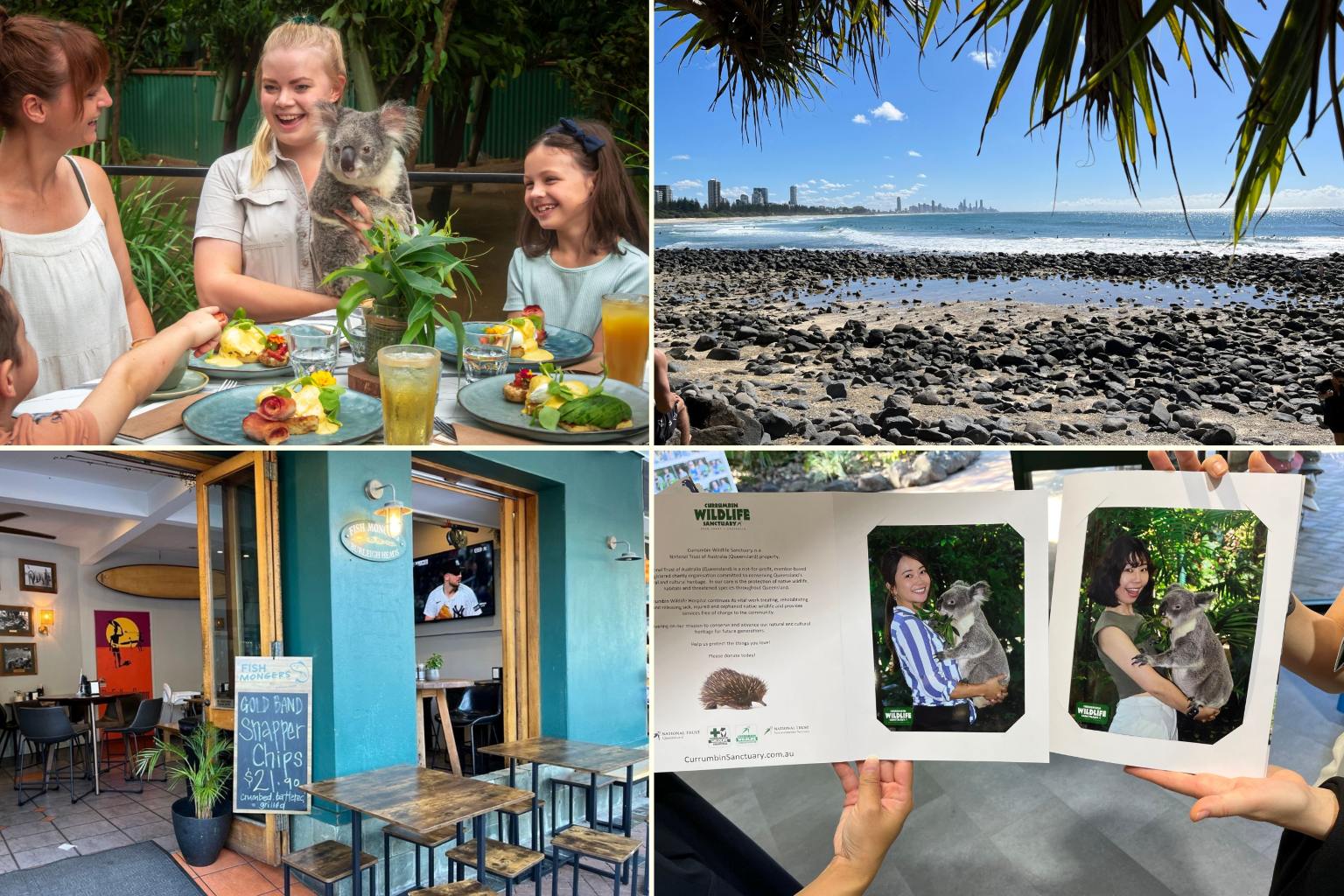 コアラと一緒に朝ごはん＆絶景ビーチ（日本語）