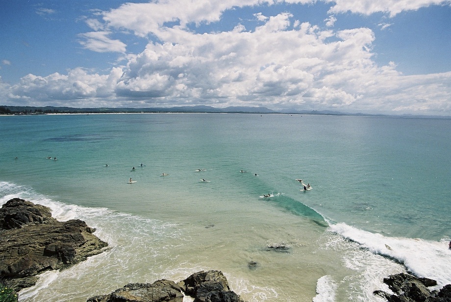 透きとおった海