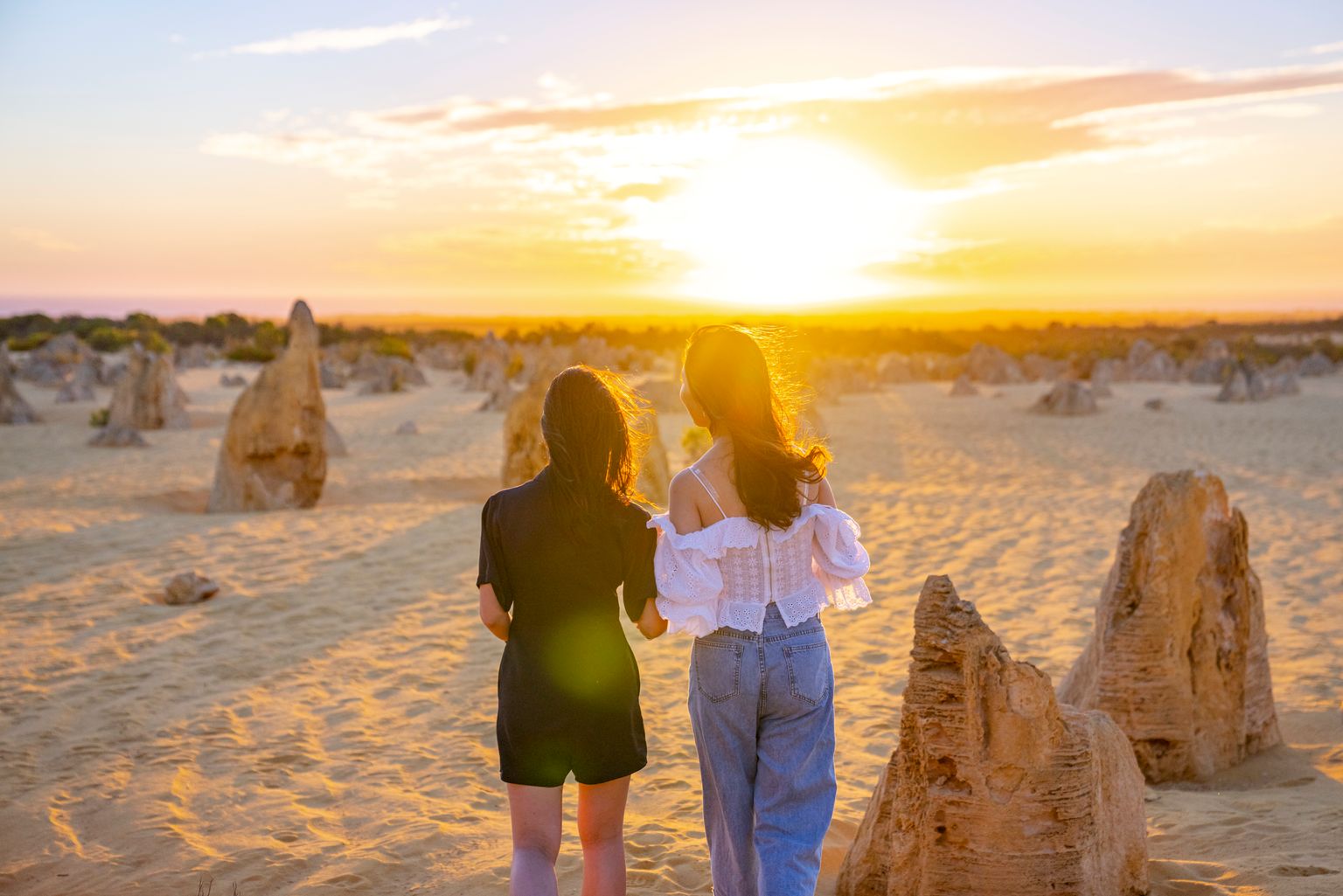 【英語ツアー】ピナクルズ サンセット＆星空観賞 ピクニックディナー付き！